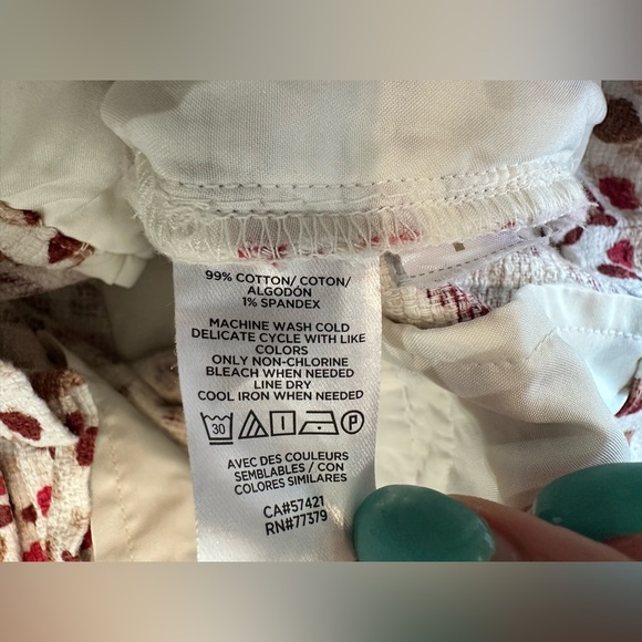 Ann Taylor High Rise Pink Animal Leopard Print Paperbag Shorts Size 10 Pockets - Picture 13 of 16